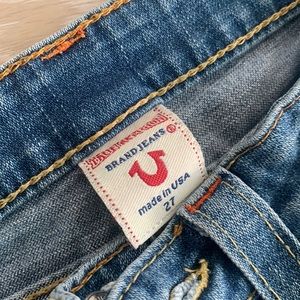 Women True Religion Boot leg Jeans  size 27 length 31